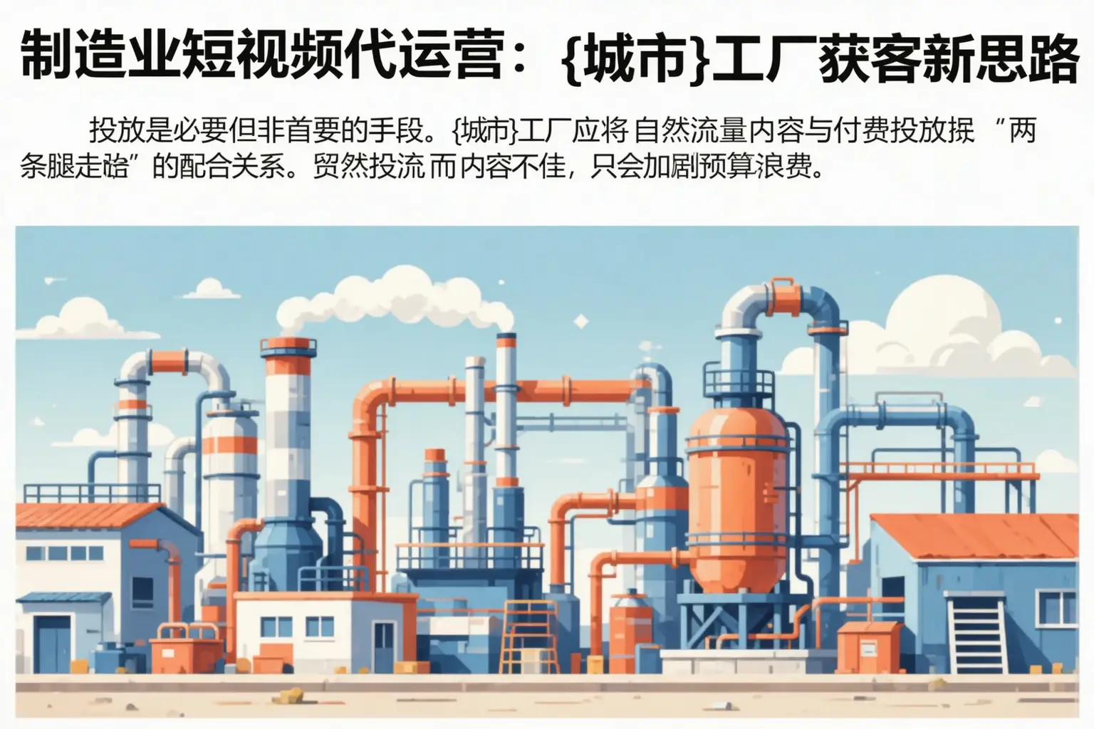 制造业短视频代运营：孙吴工厂获客新思路