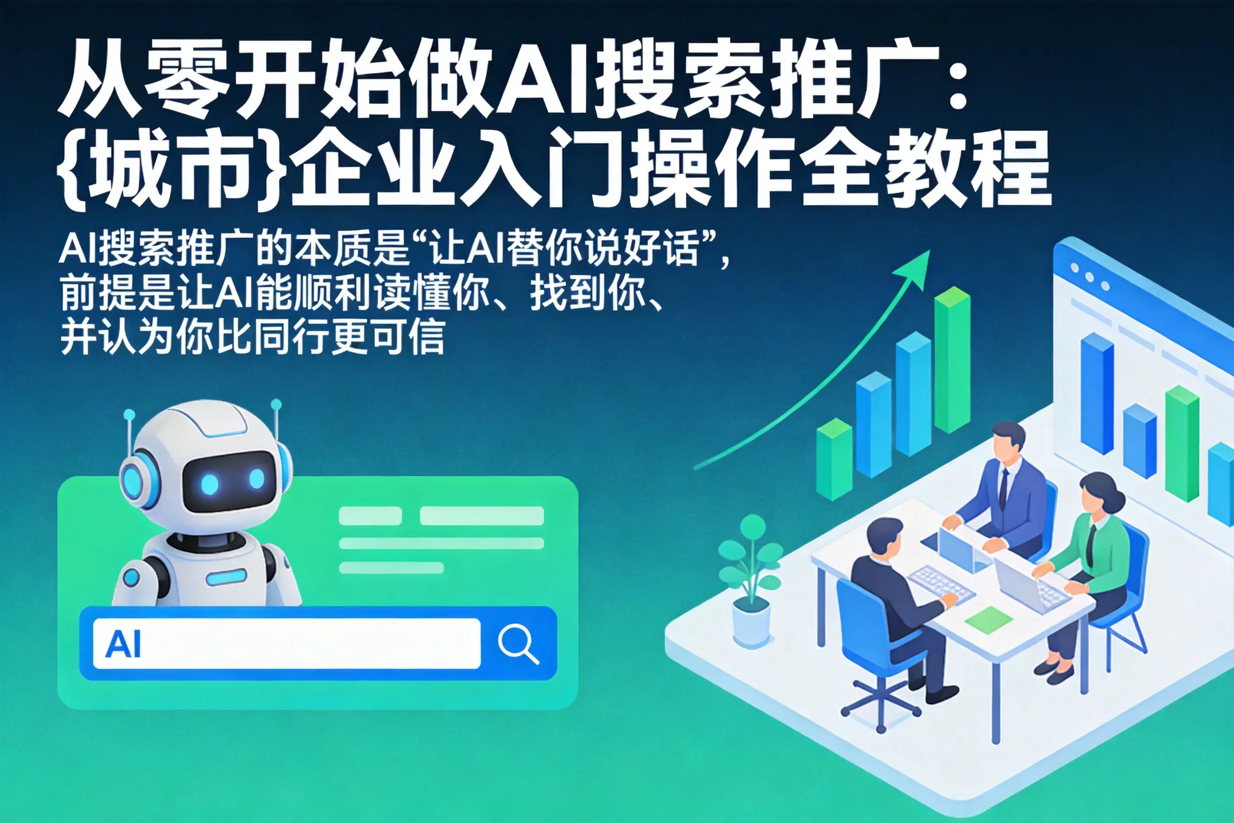 从零开始做AI搜索推广：孙吴企业入门操作全教程